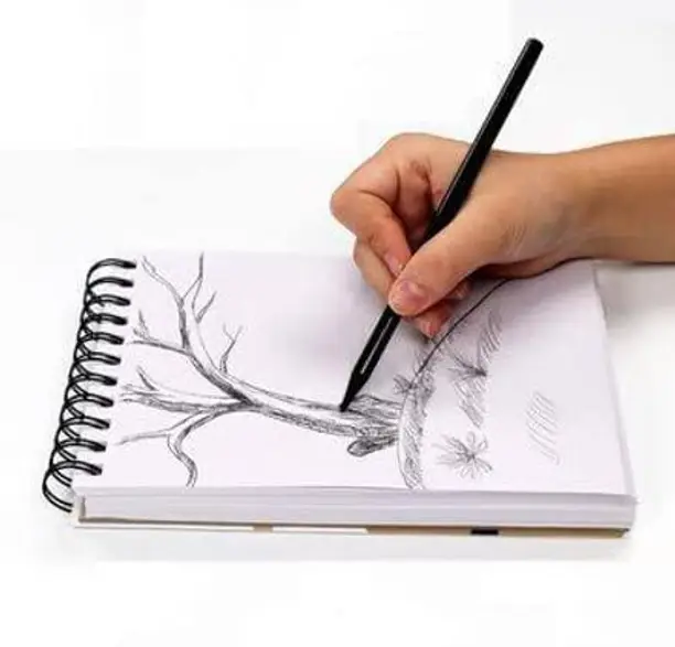 KRASHTIC A5 Sketch Book for Drawing and Sketching 140 GSM Ivory Sheet For Artist Set of 1 Sketch Pad