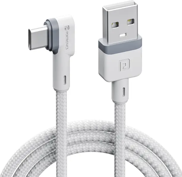 Portronics USB Type C Cable 3 A 1.2 m NA Konnect L POR-1403